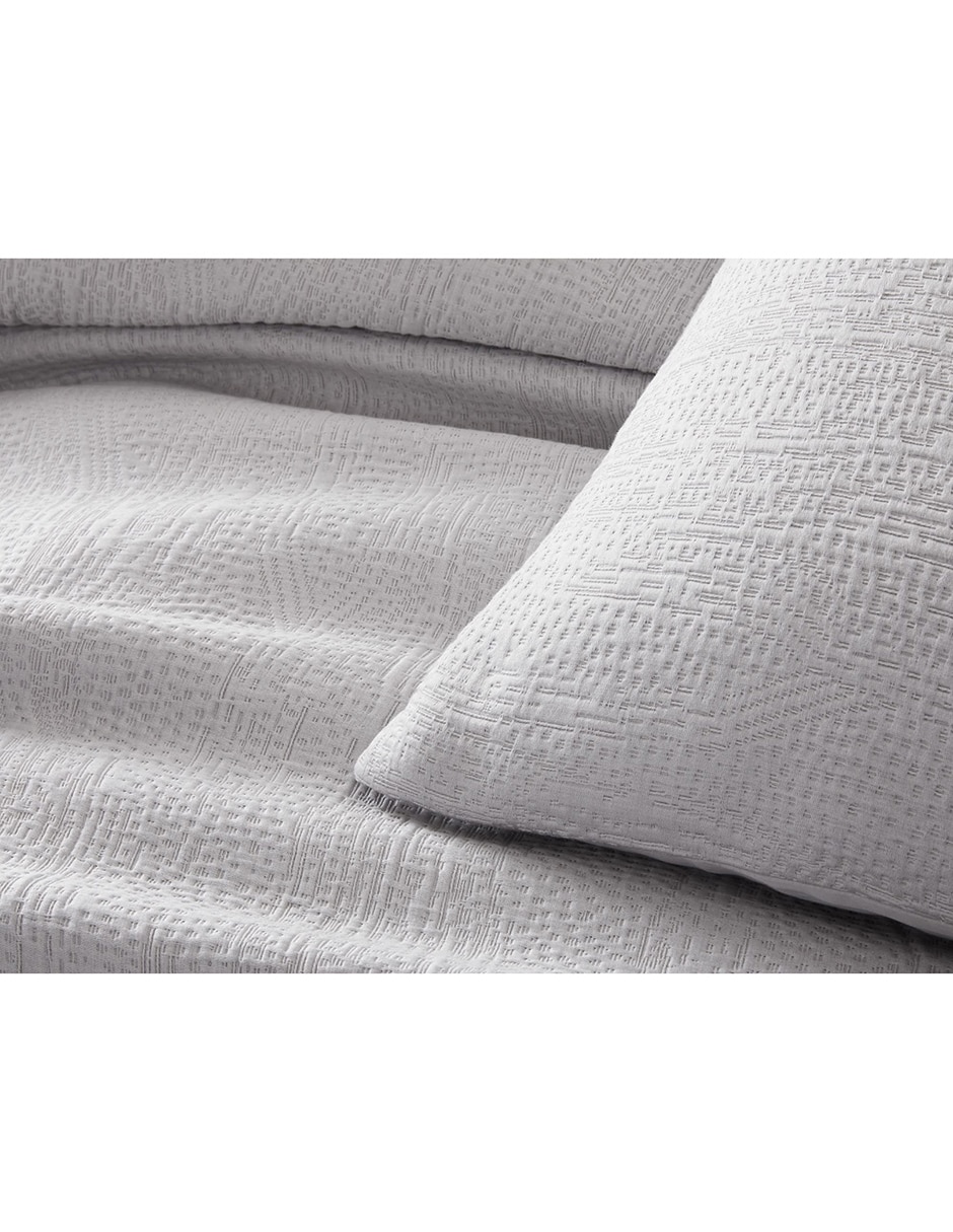 FUNDA DVT TENCEL MATELASSE ST, , GRIS