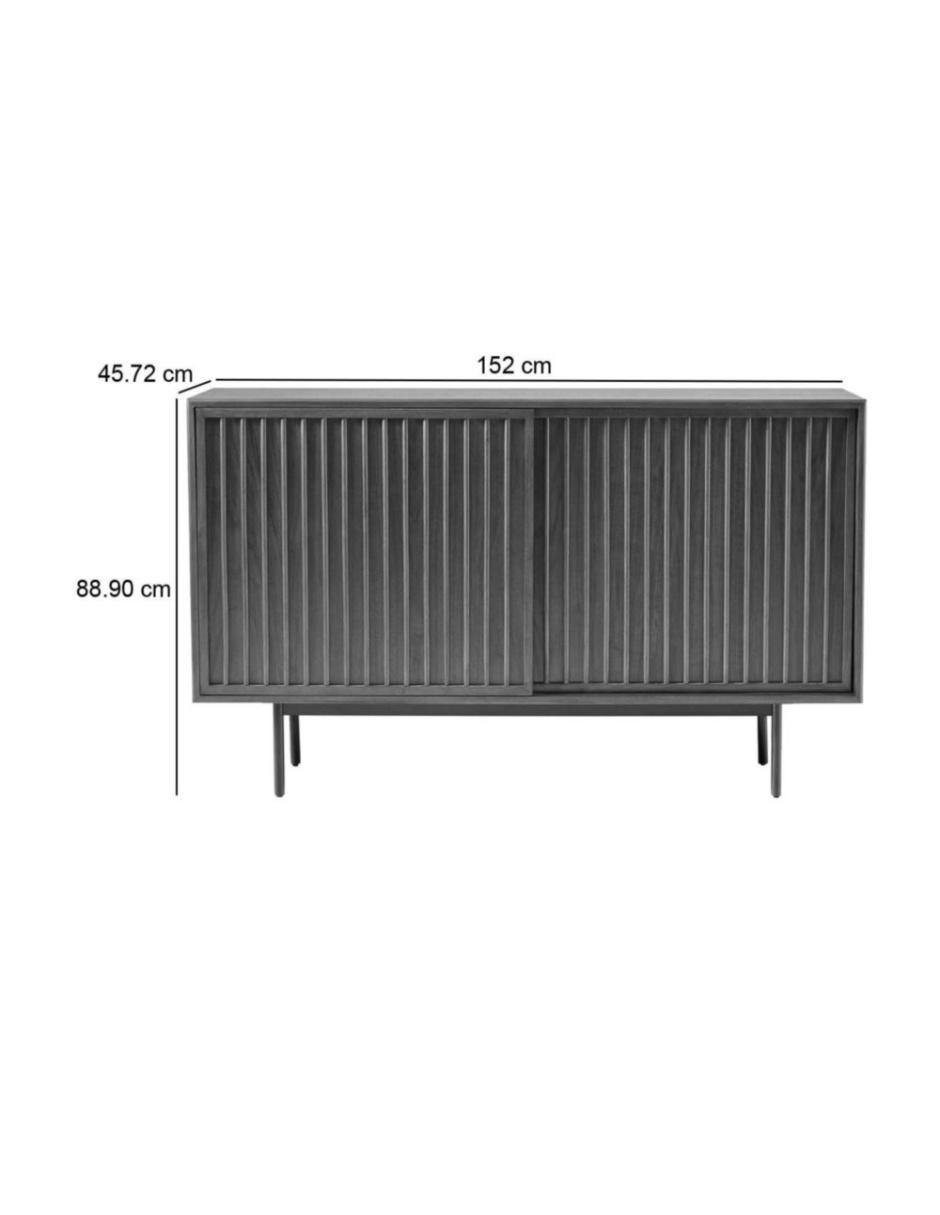 Buffet Slatted de madera 8
