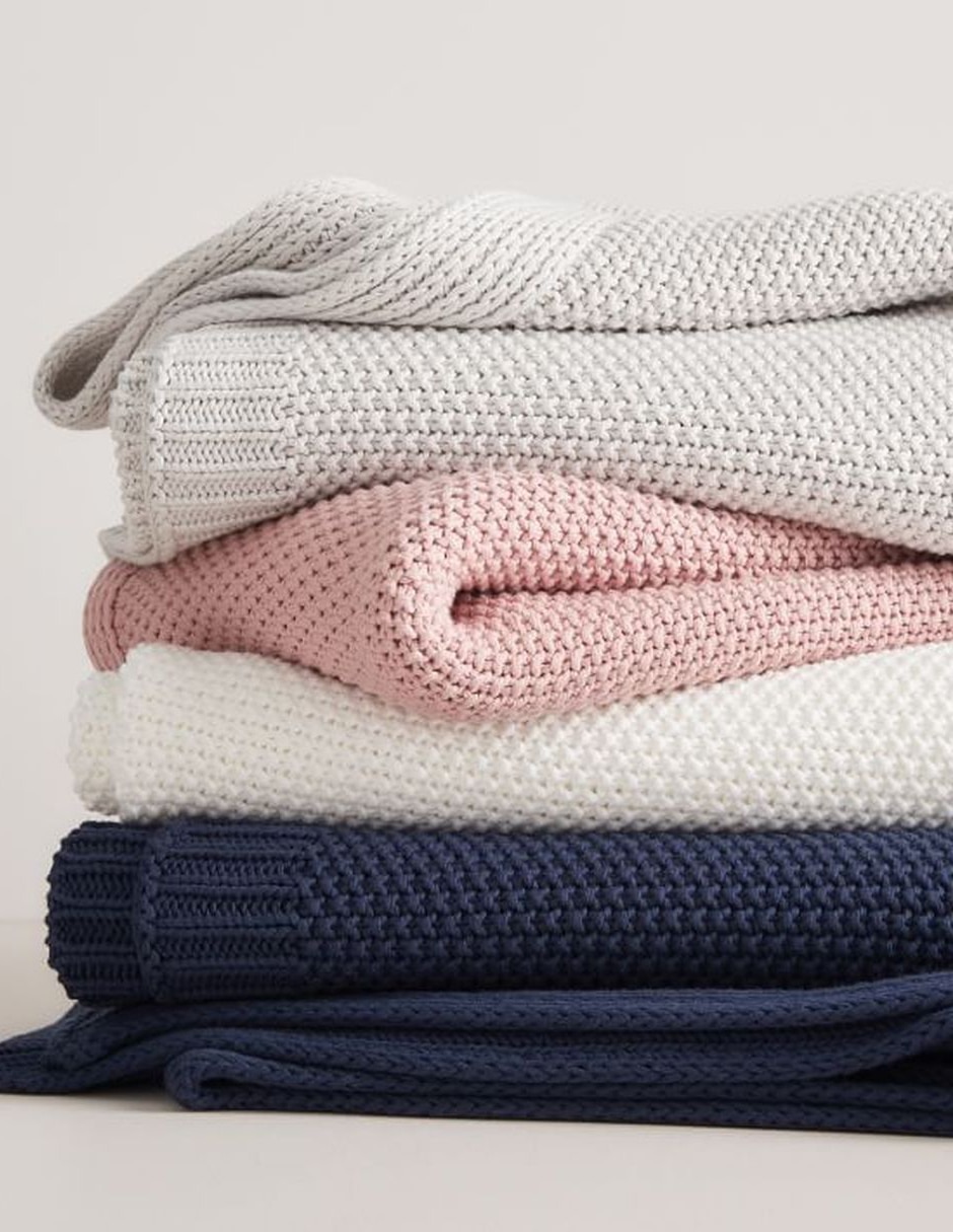 Frazada de tejido semilla Cotton Knit 1