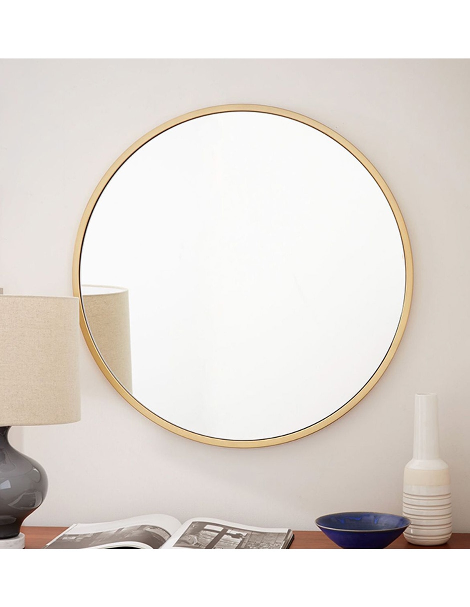 Espejo redondo Metal Framed Round Espejo redondo Metal Framed Round