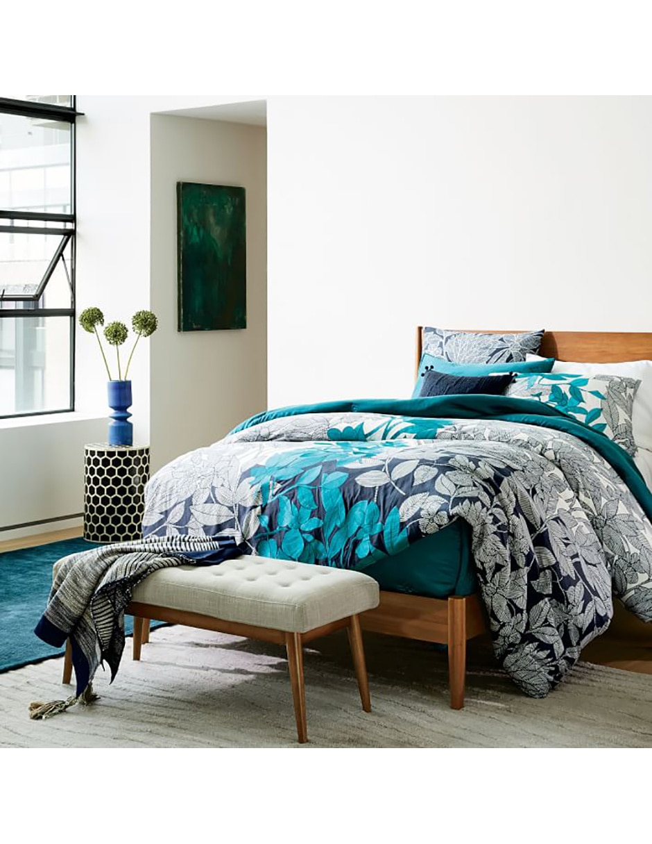 Cama Mid Century de madera