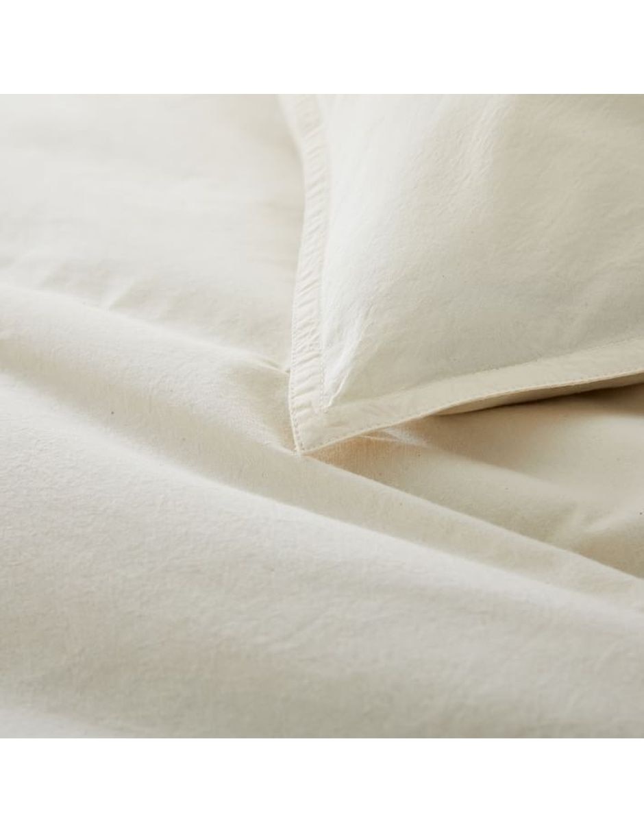 FUNDA DUVET ORG WASH COTTON S, , BEIGE