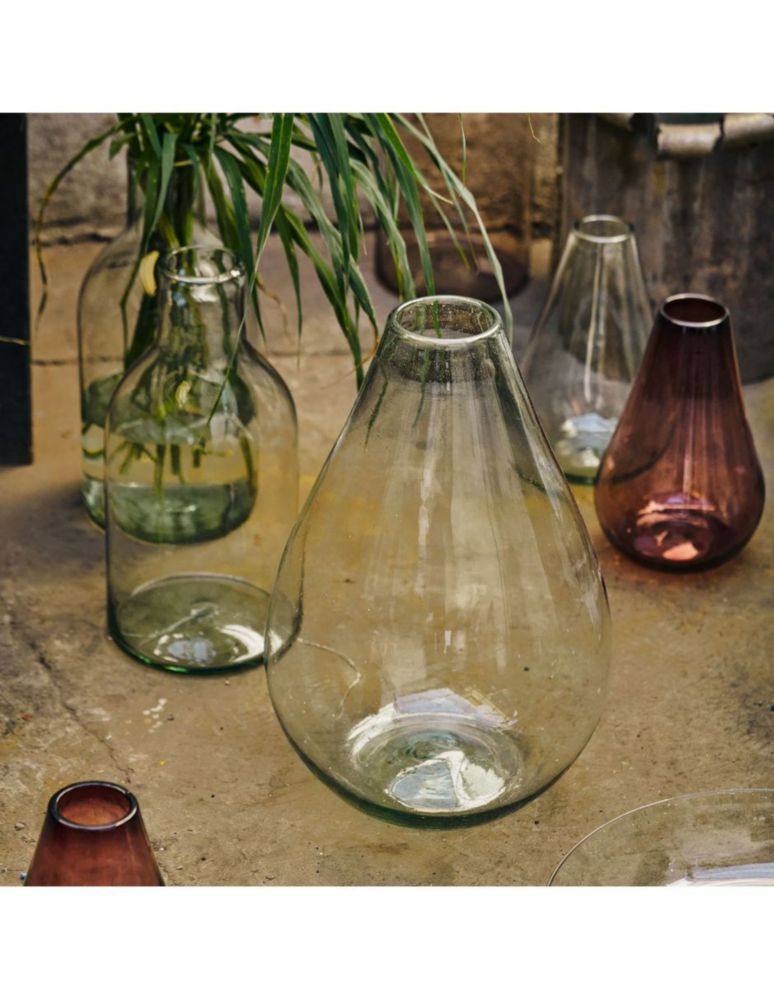 Florero Pure Glass Raindrop de vidrio 5