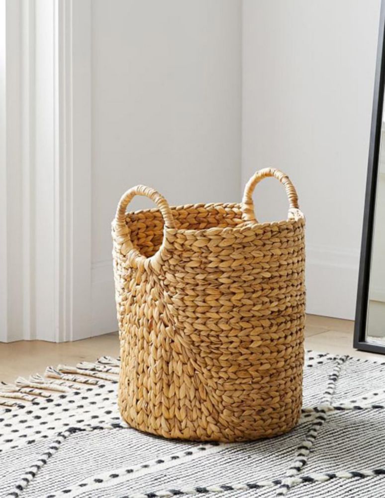 Canasto multiusos Curved de jacinto de agua 6