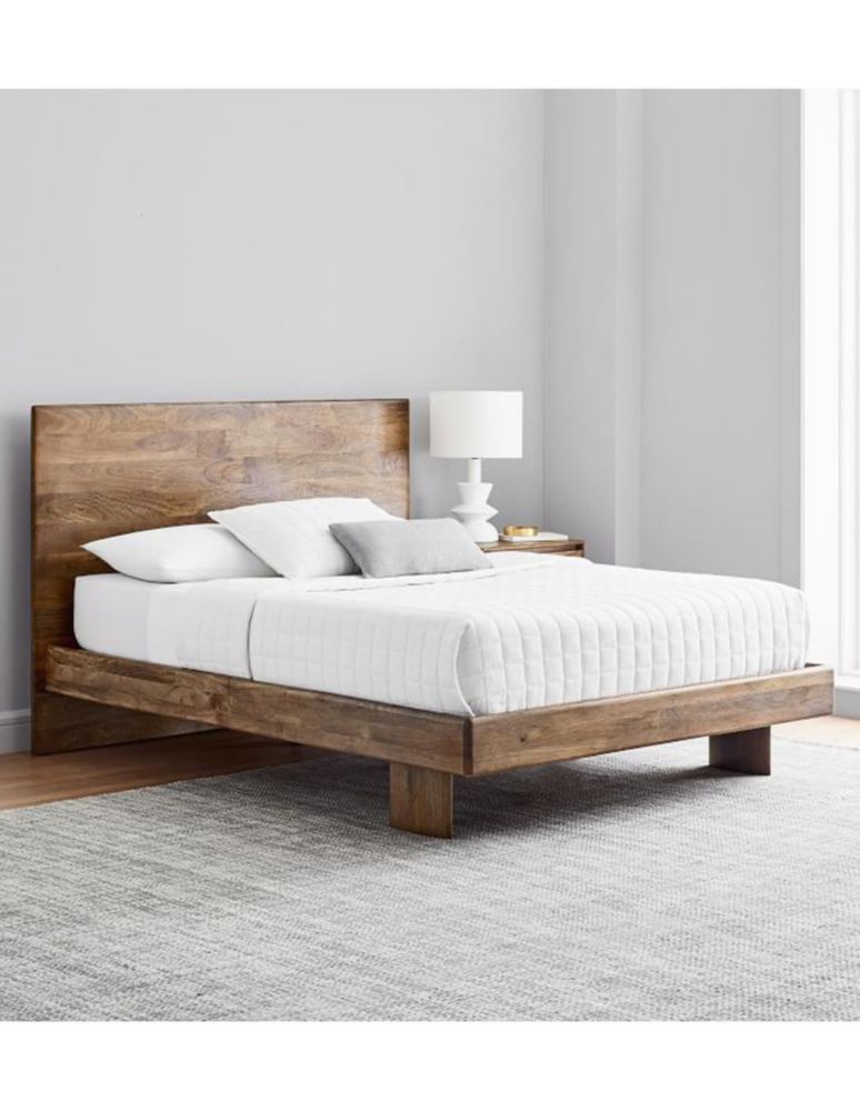 Cama Anton de madera queen size 8