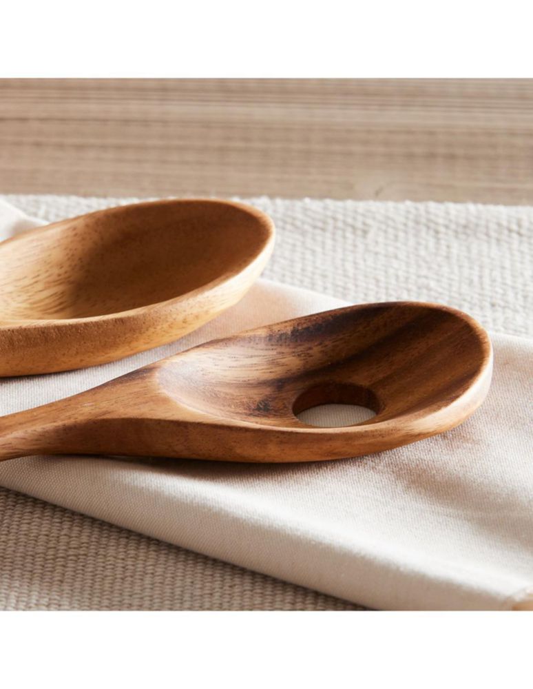 Set de cucharas Organic Shaped para ensalada 2