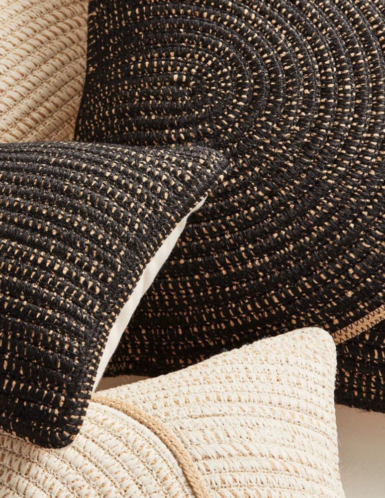 FUNDA COJIN OD WOVEN 20X20IN BLACK