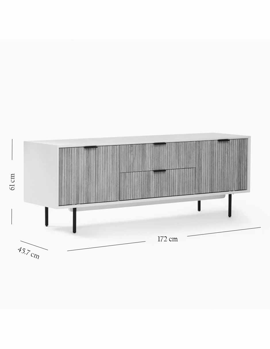 Consola Quinn de madera 4