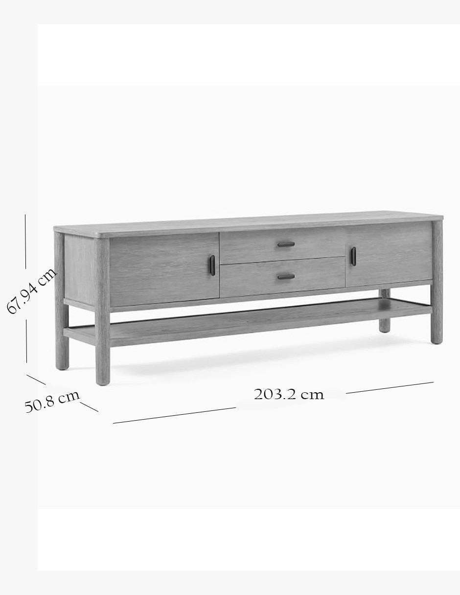 Consola Hargrove de madera 5
