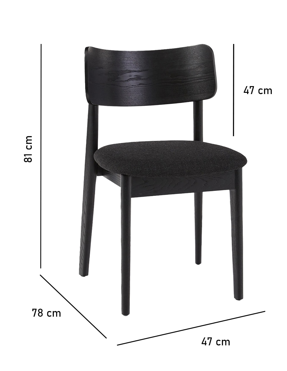 Silla Laila de tela 2