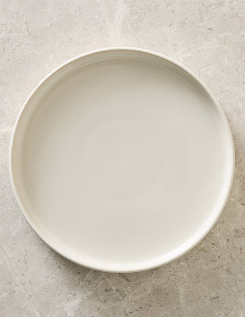 Plato ensalada Straight Sided de barro Plato ensalada Straight Sided de barro