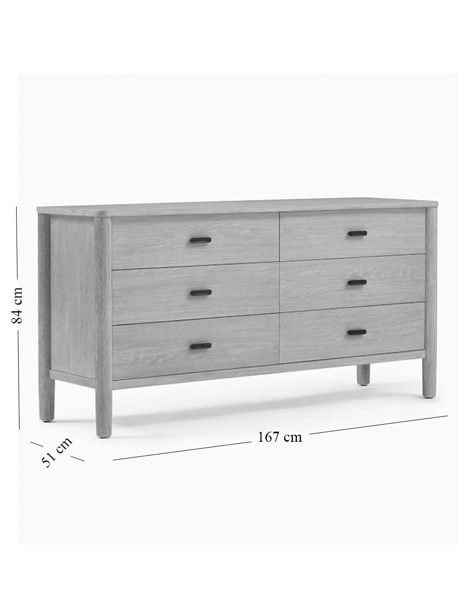 Cómoda Hargrove de madera 7