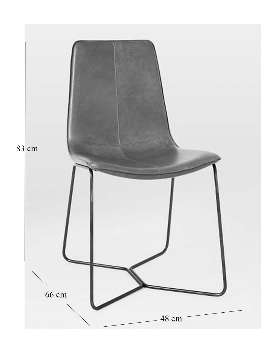 Set silla 2 piezas Slope de piel 6