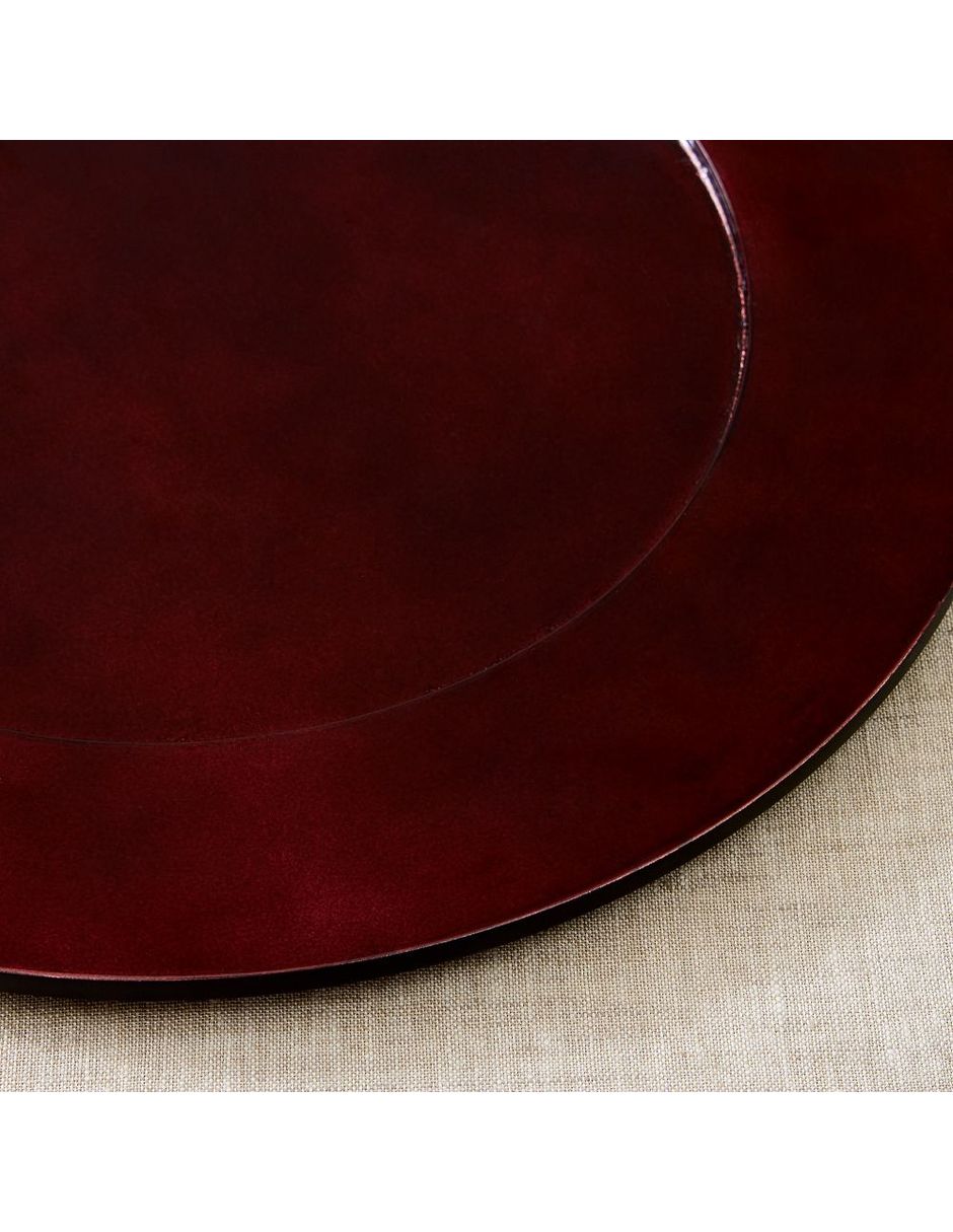 Plato base Lacquer Charger de madera 2