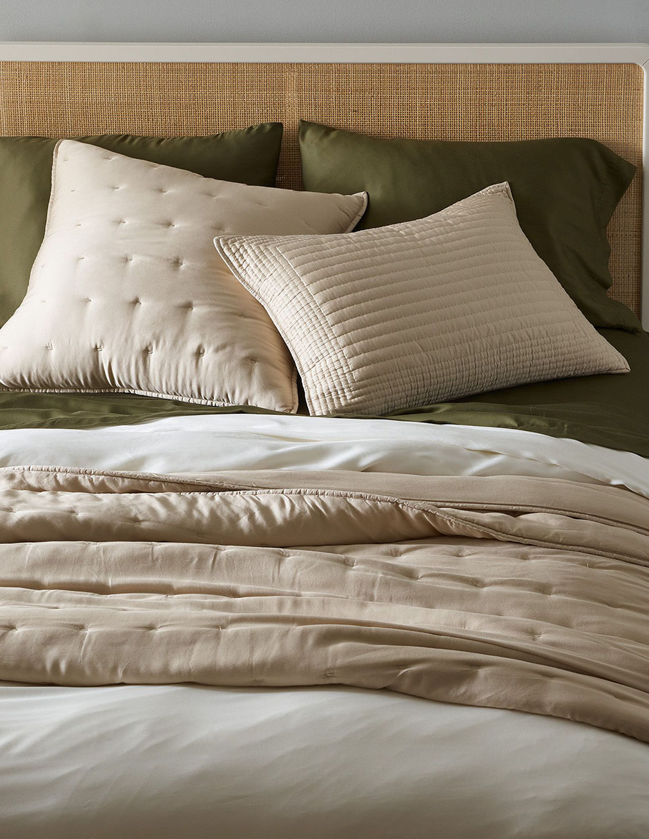 Funda para almohada Crescent Stitch