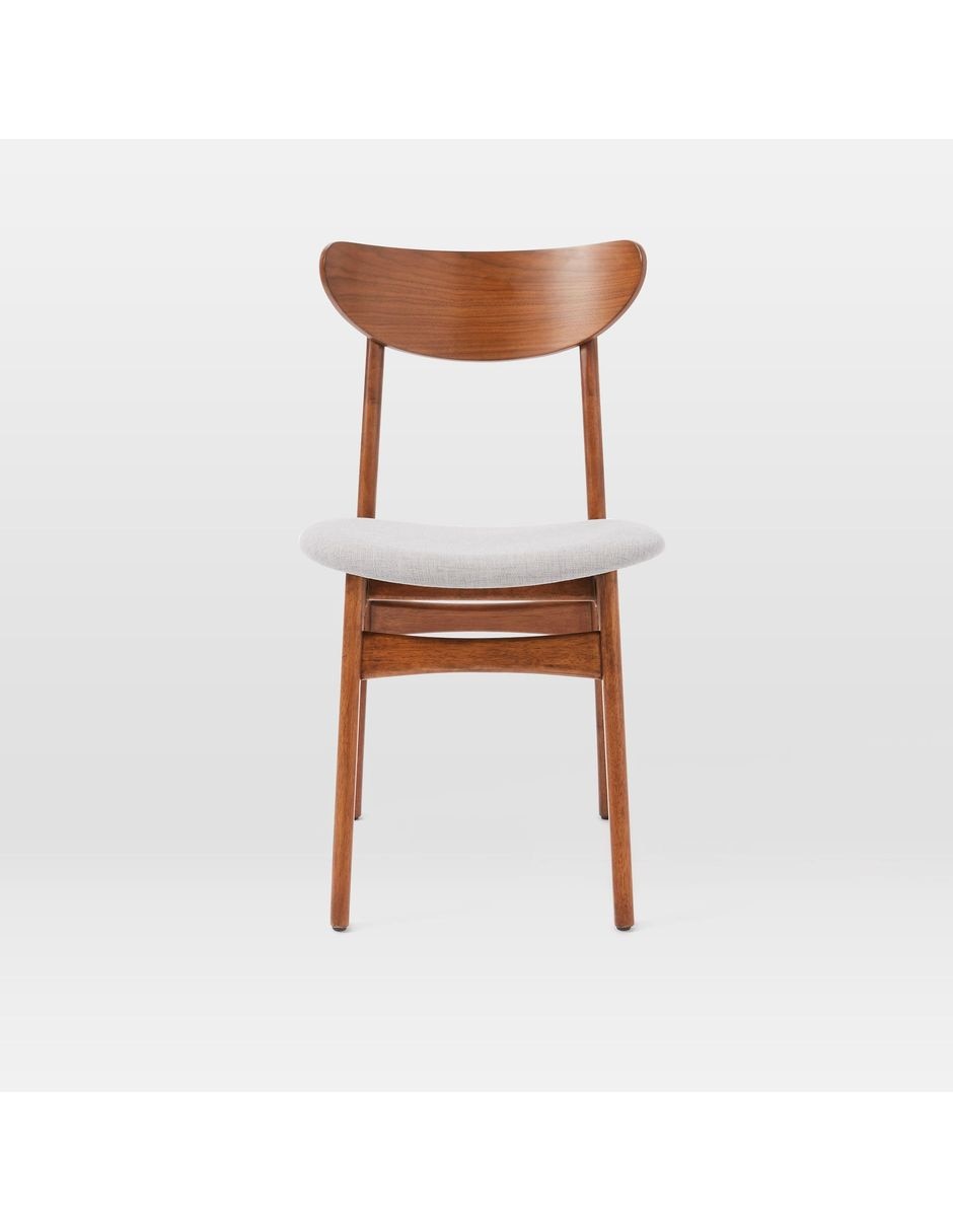 Set silla 2 piezas Classic Café de madera y tela 2