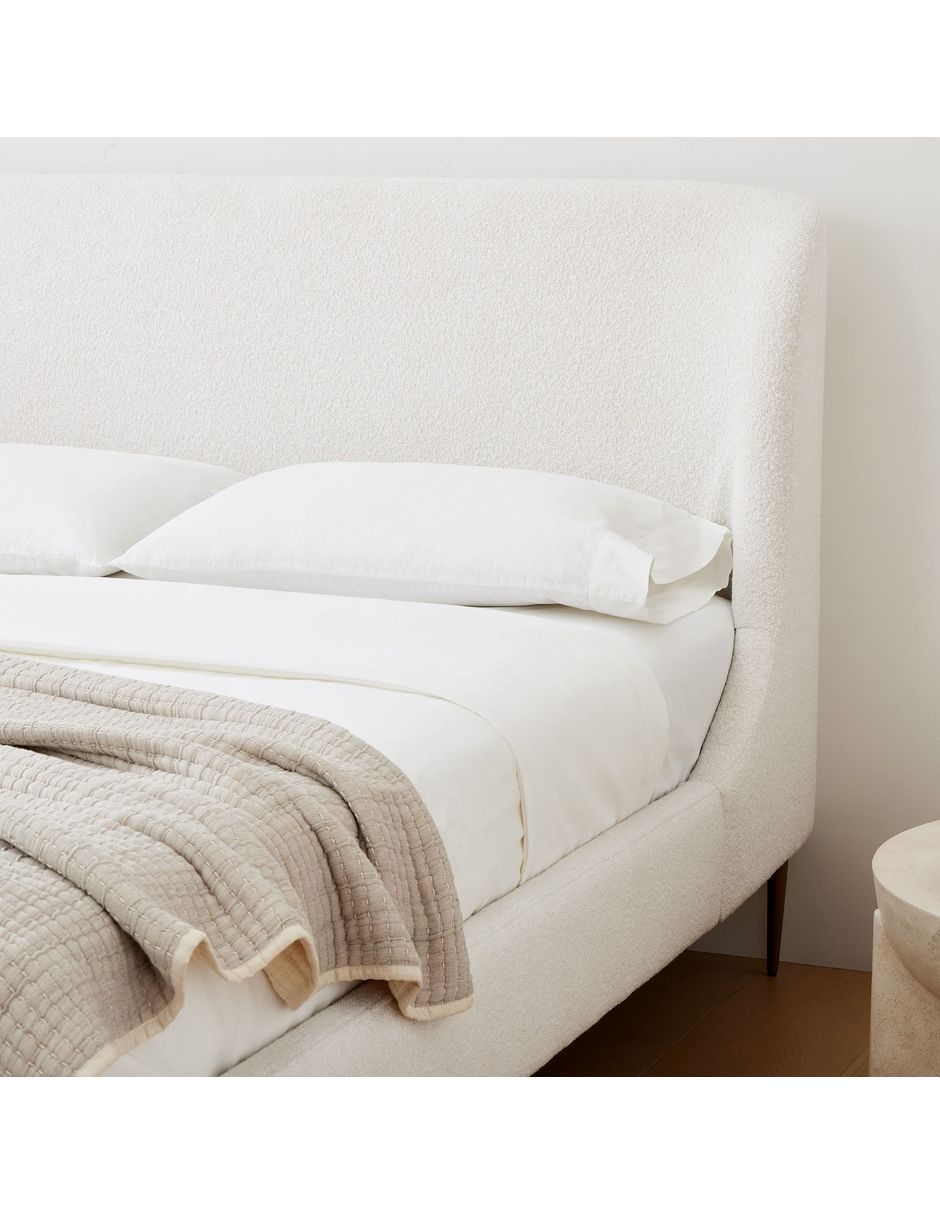 Cama Lana Upholstered de madera queen size 7