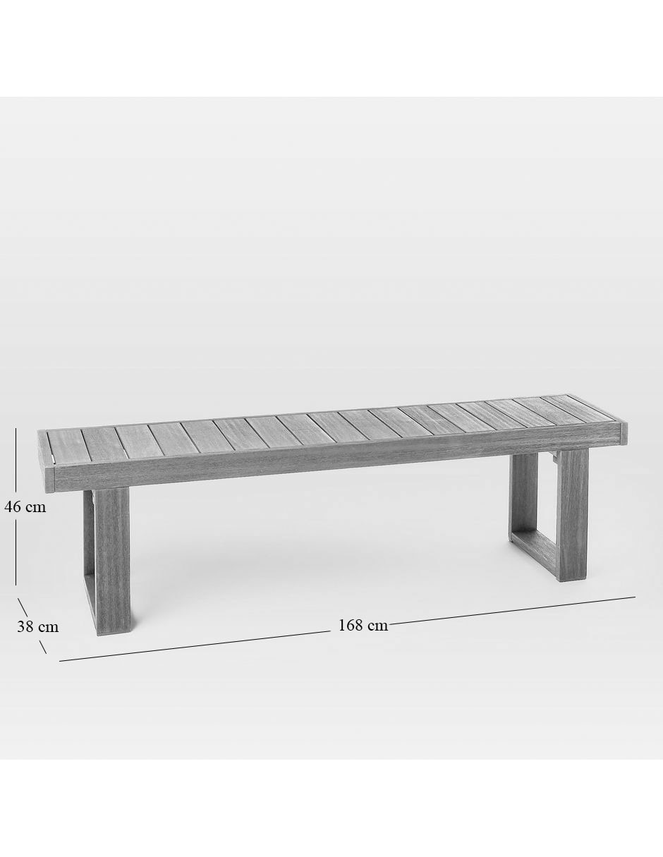 Banca Portside Wood de madera 3