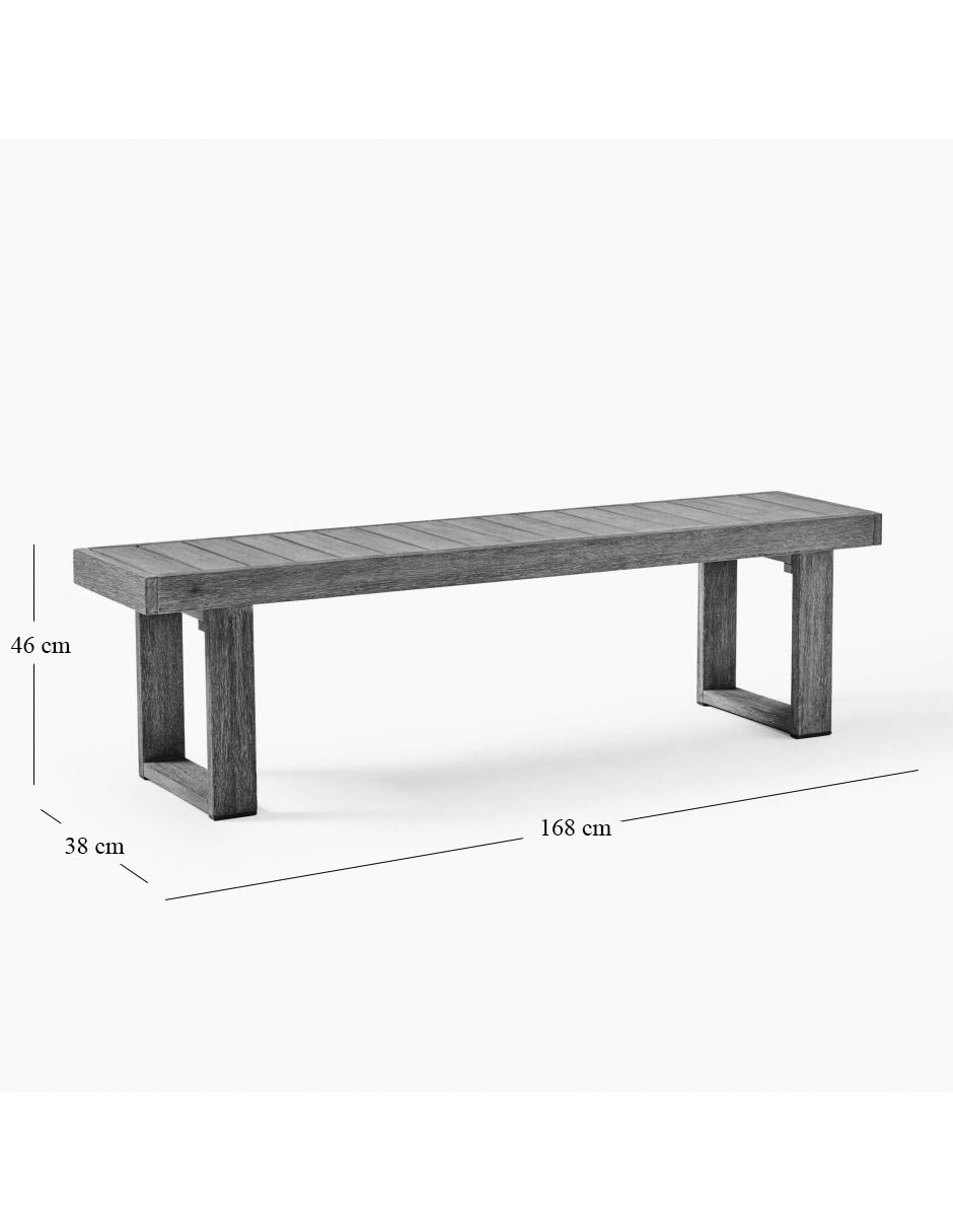 Banca Portside Outdoor de madera 5