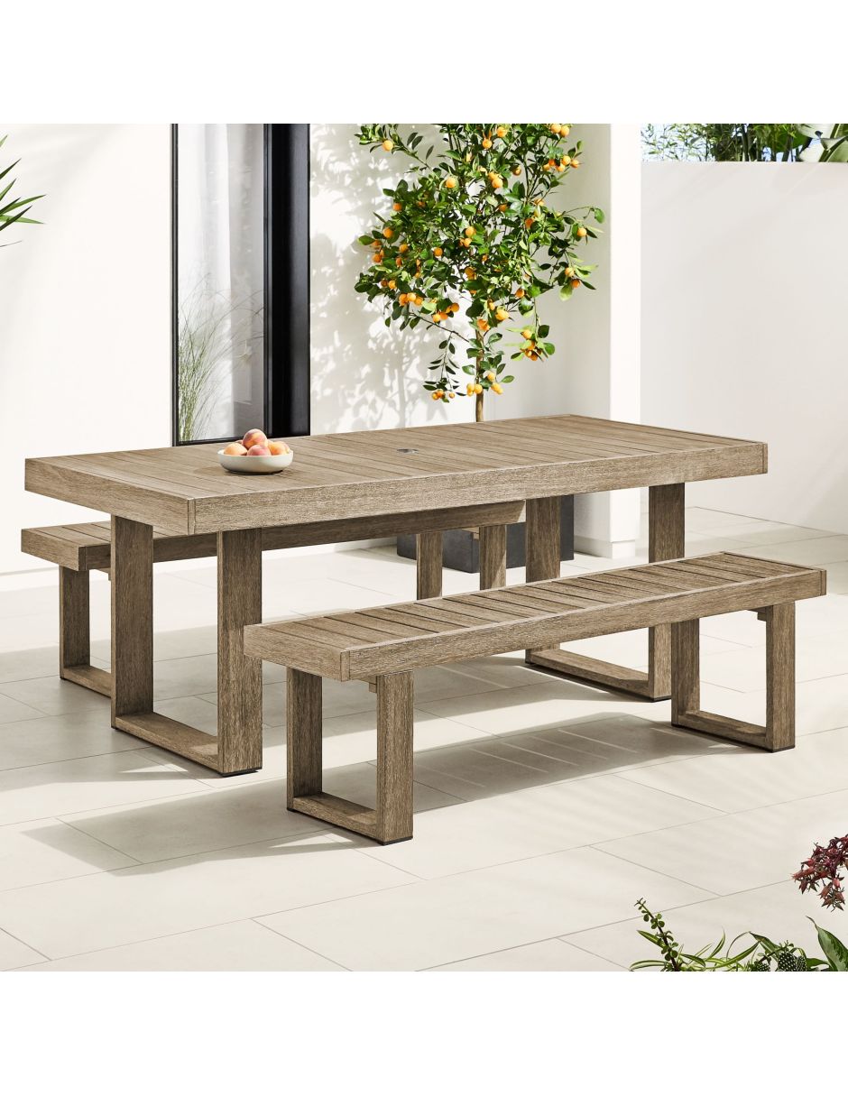 Banca Portside Outdoor de madera 3