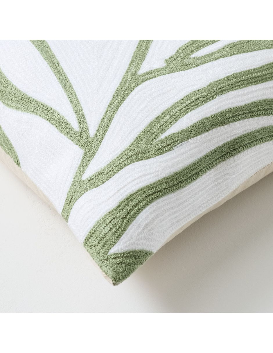 Funda cojín Crewel Palm 4