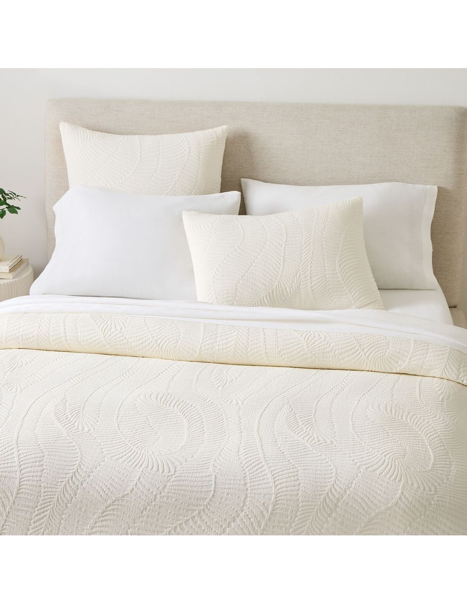 Duvet Trailing Fern Matelasse Duvet Trailing Fern Matelasse