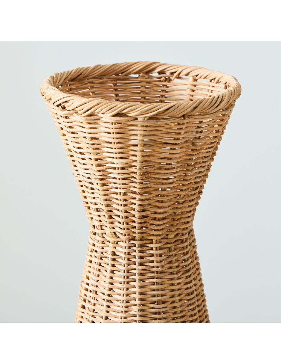 Florero Woven Wicker de ratán 2