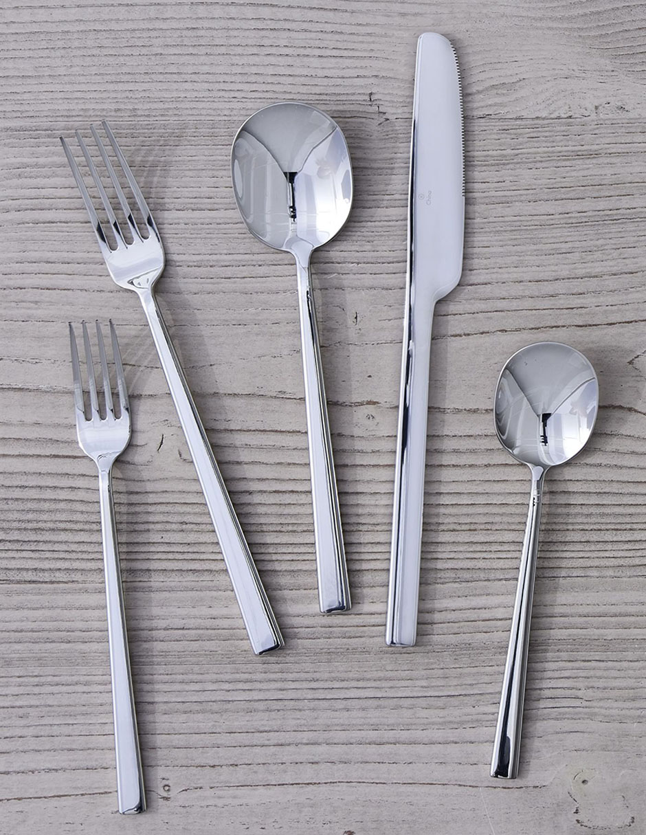 Set cubiertos de acero inoxidable 5 piezas