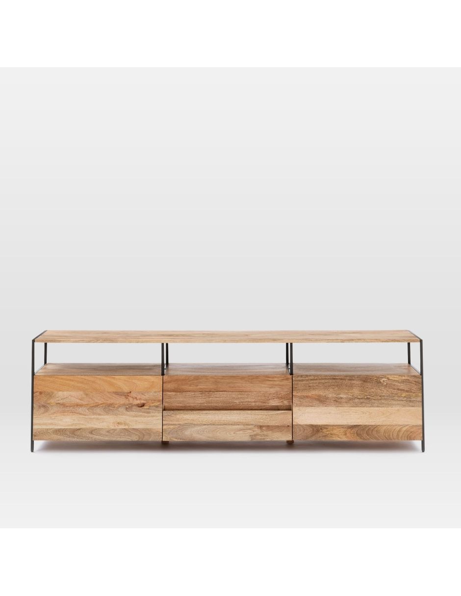 Consola Industrial Storage de madera 2