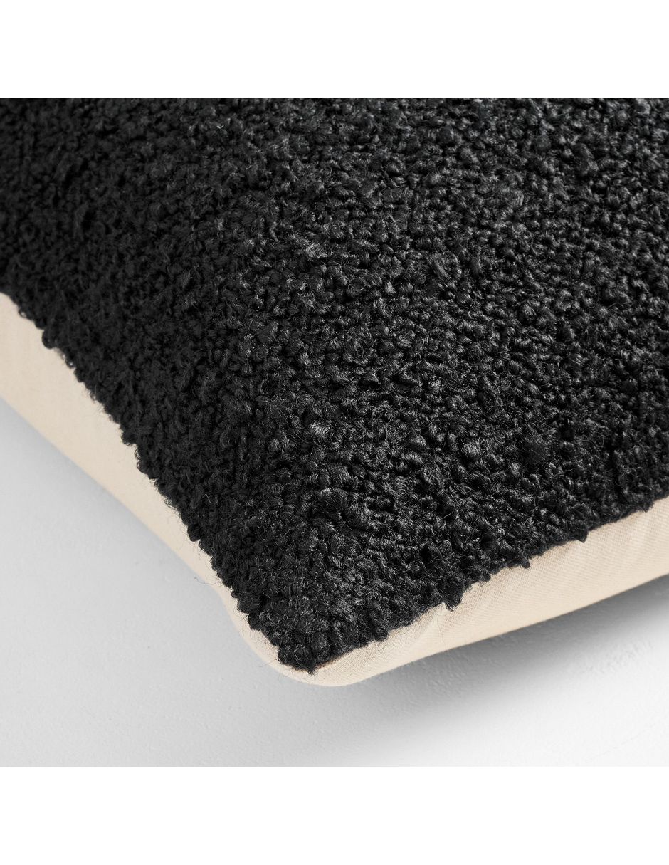 FUNDA COJIN COZY BOUCLE 20X20 BLACK