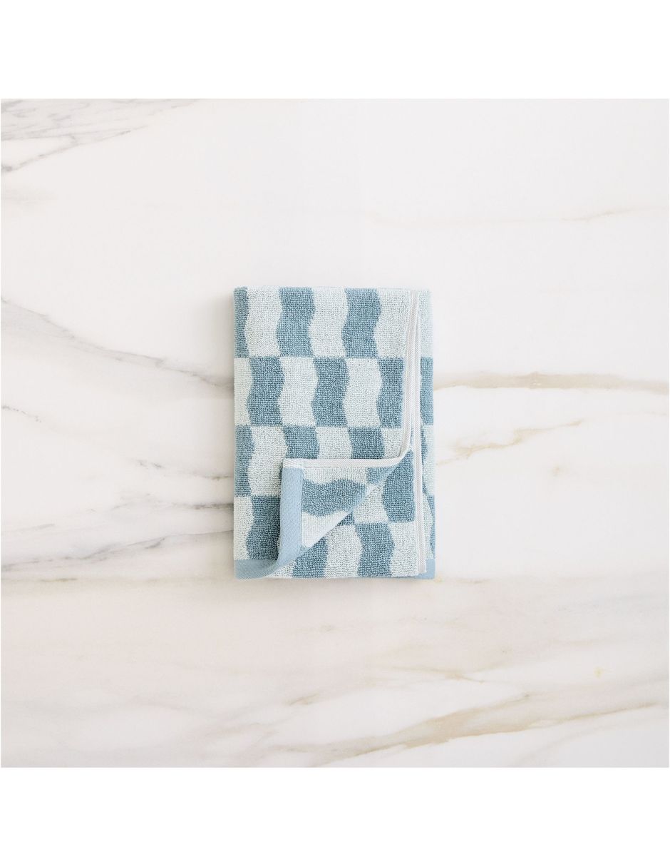 Toalla Wavy Blocks de algodón