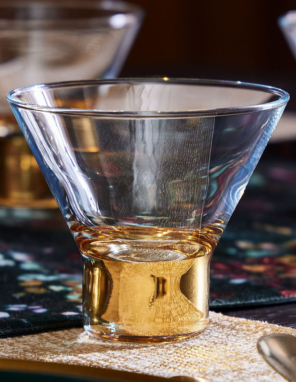 Set vasos Bijou de vidrio con 4 piezas 2
