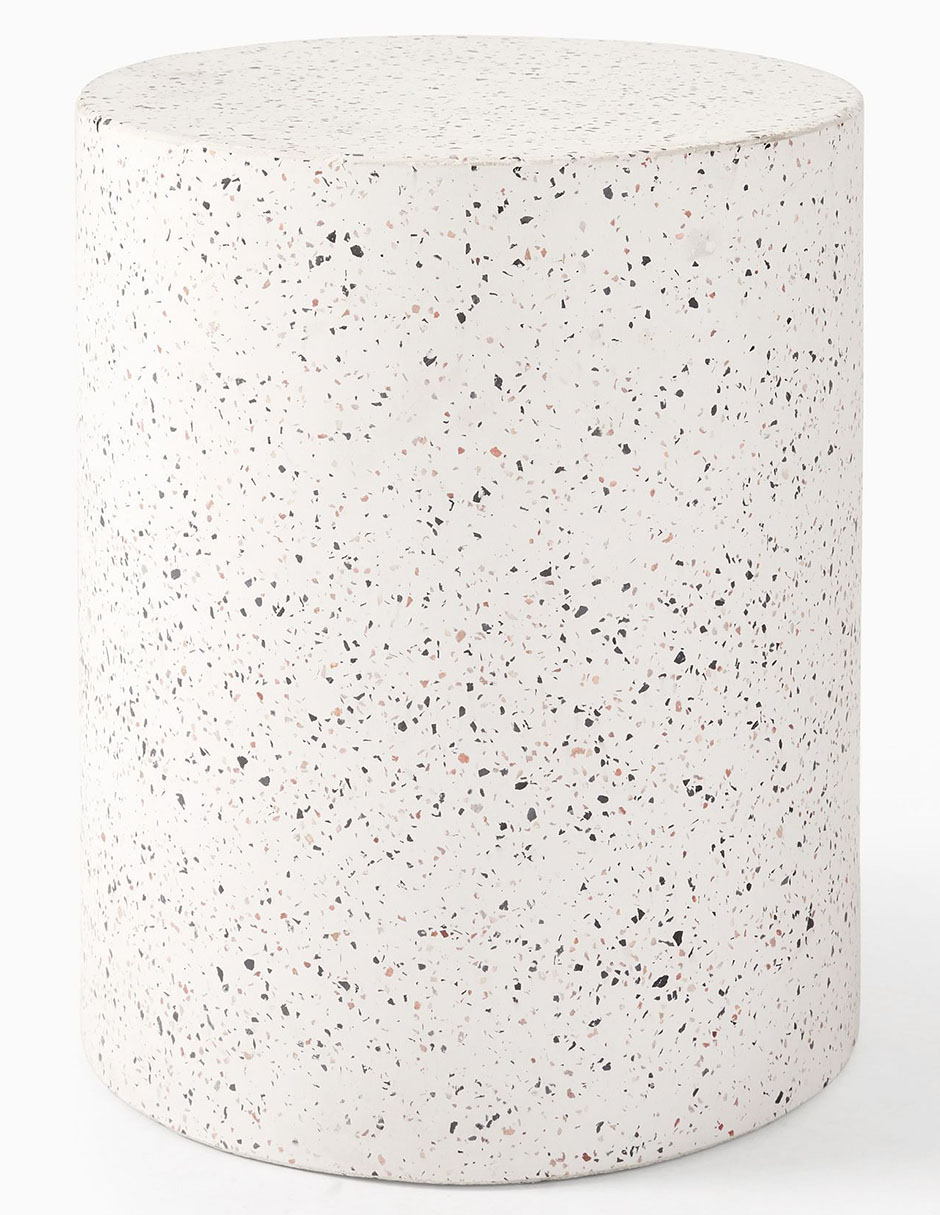 Mesa auxiliar Terrazzo Drum 1