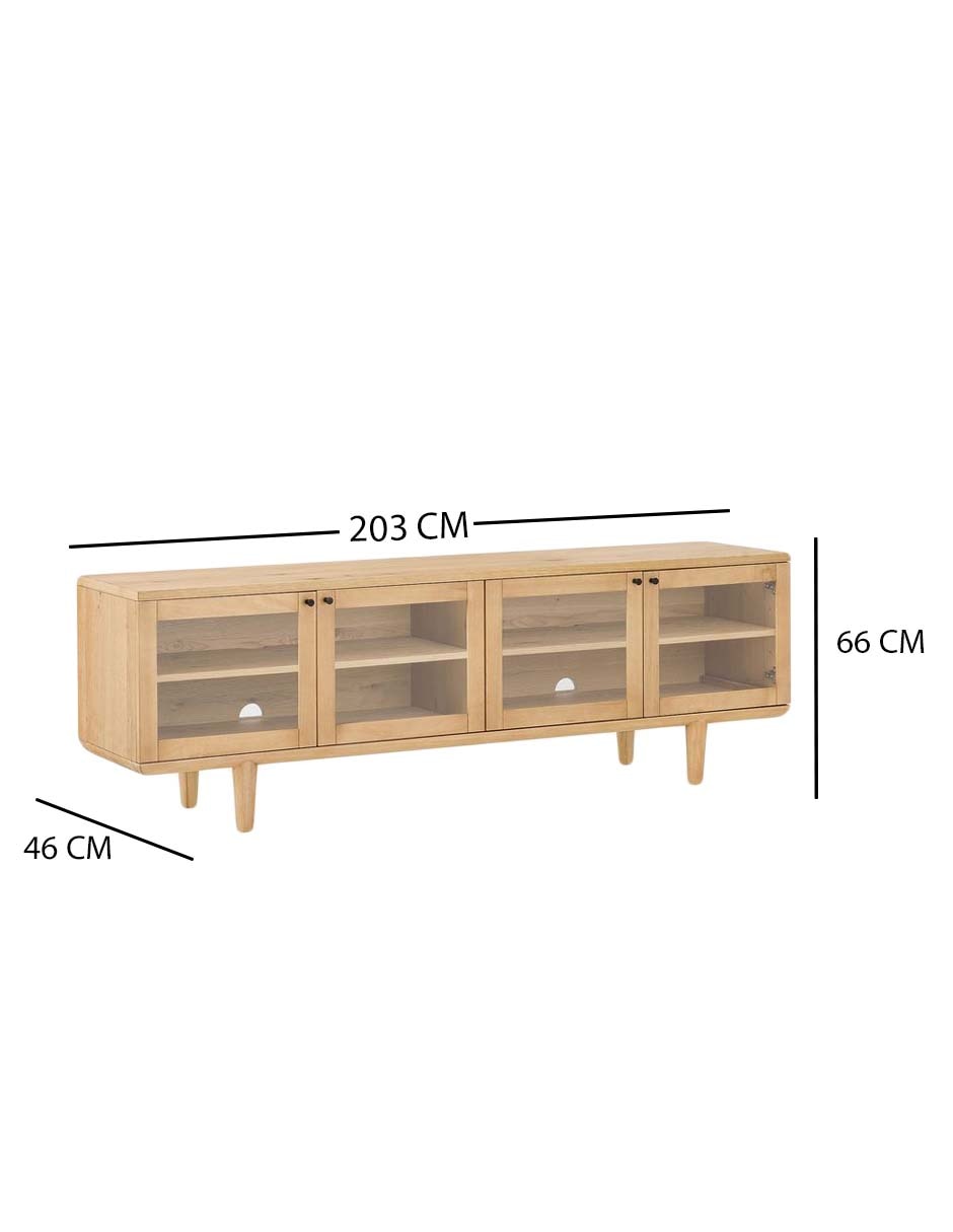 Consola Whitman de madera 8