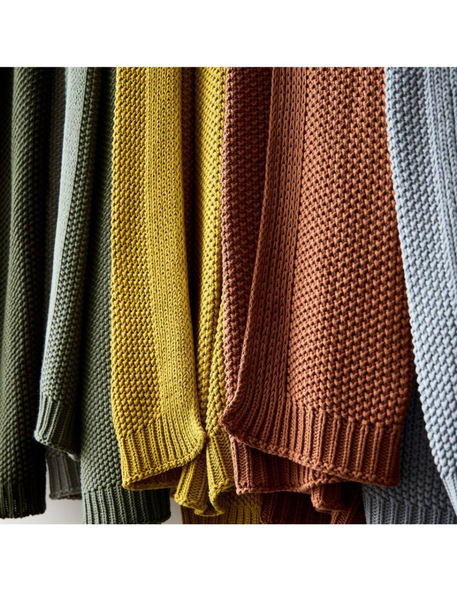 Frazada de tejido semilla Knit