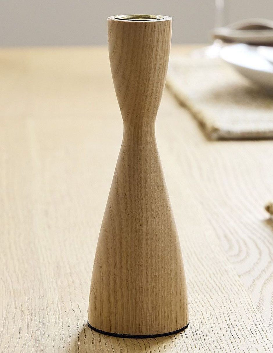 Portavela Tira Wood Candleli