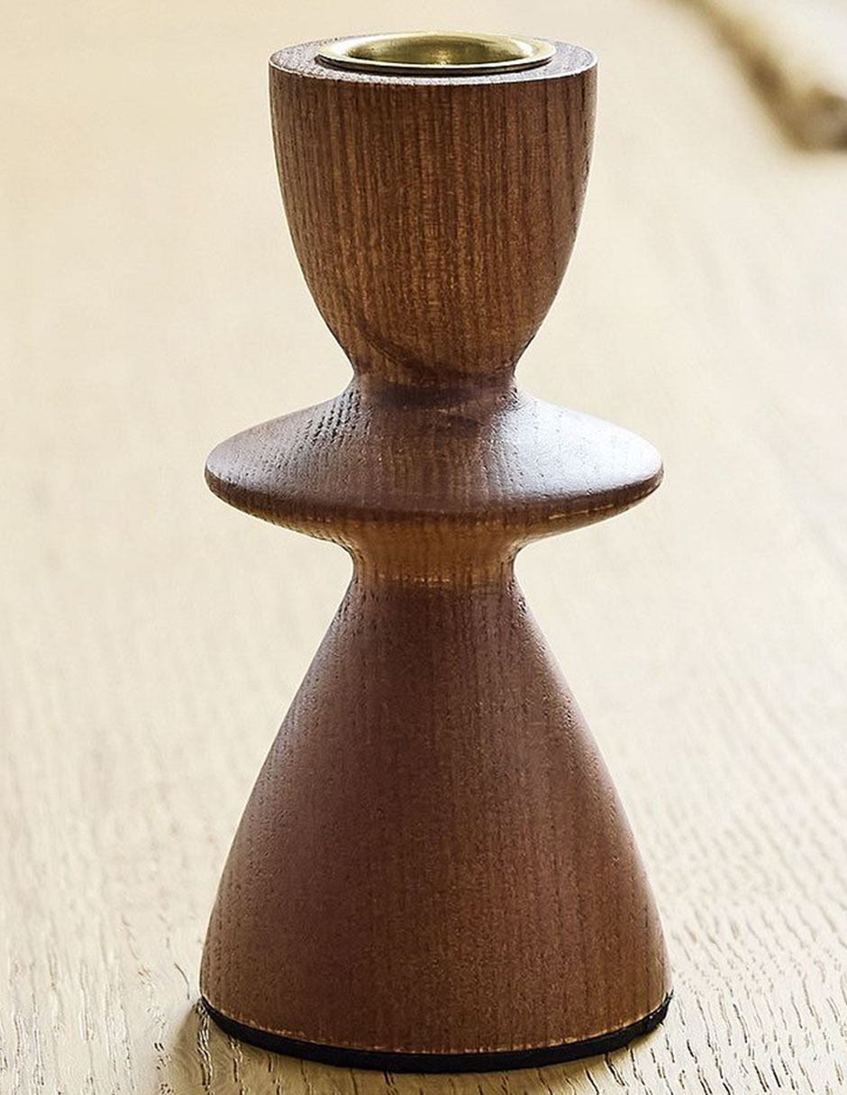 Portavela Tira Wood Candleli