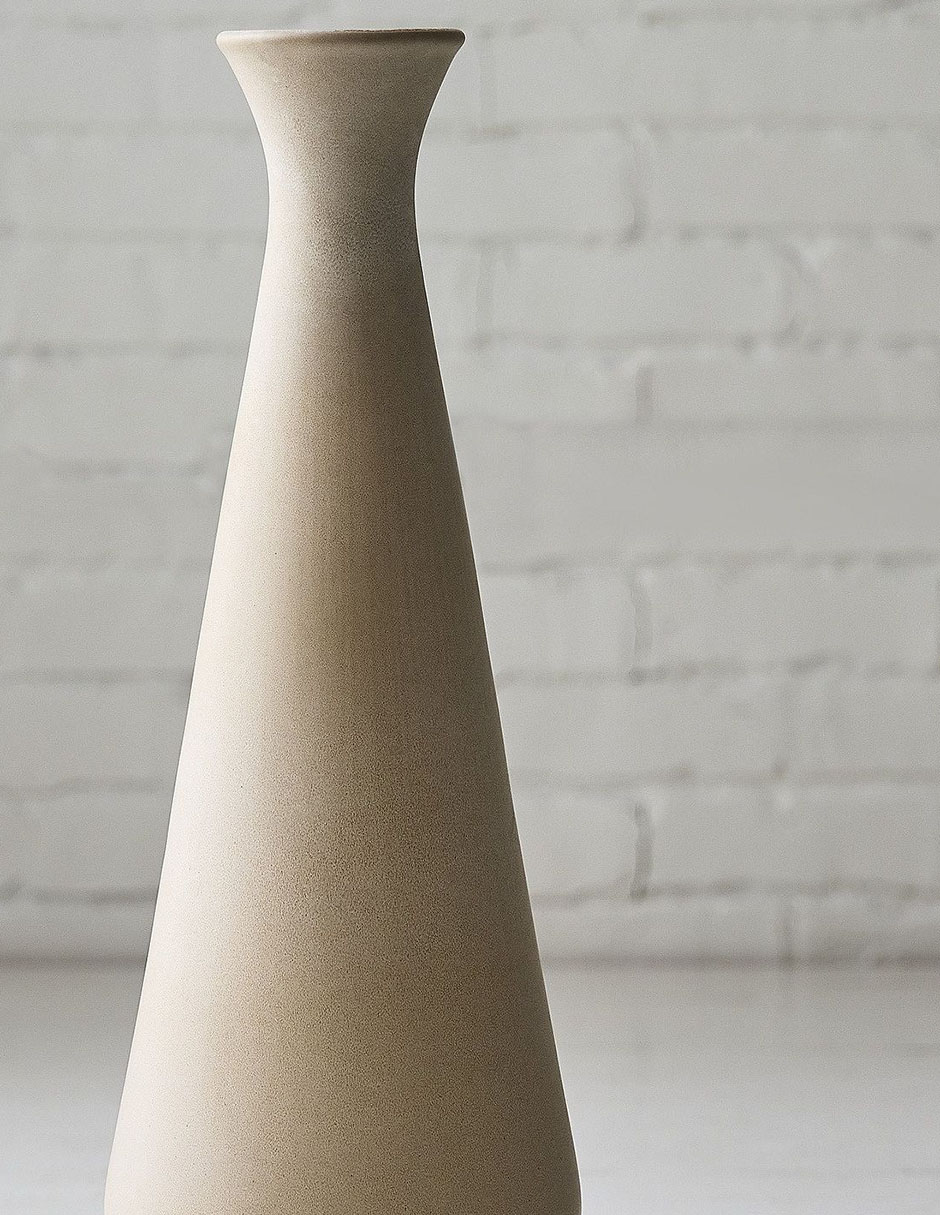 FLORERO PISO MIST CERAMIC MED, , NATURA