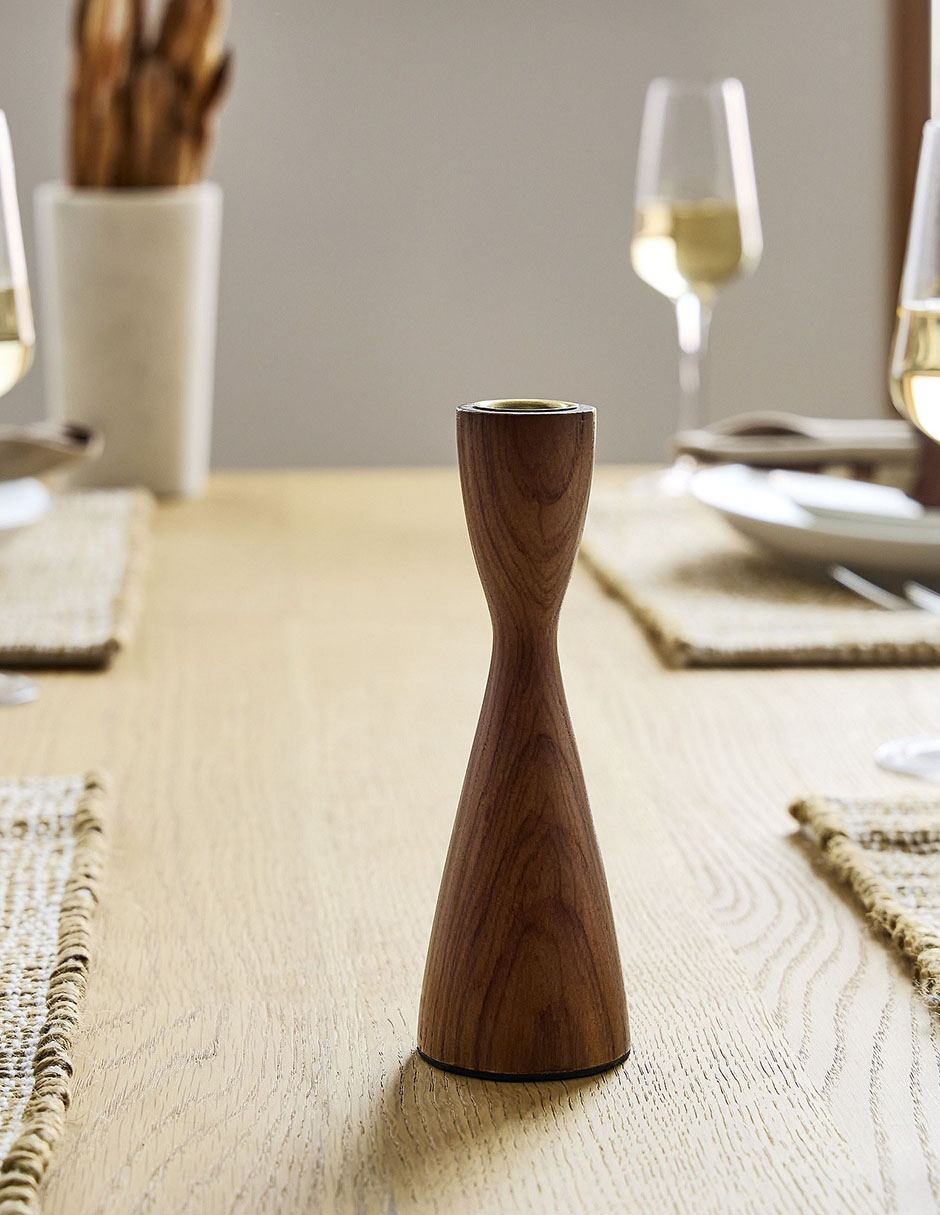 Portavela Tira Wood Candleli 1