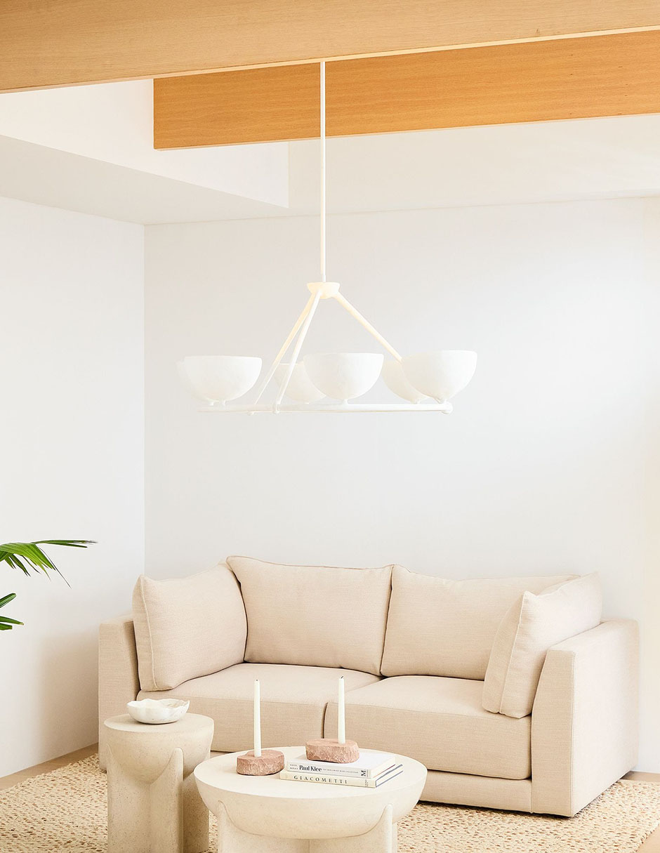 Candelabro de acero Florent Chandelier 4