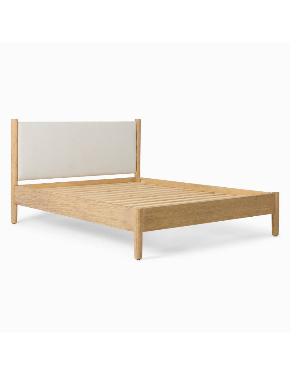 Cama Hargrove de madera king size 3