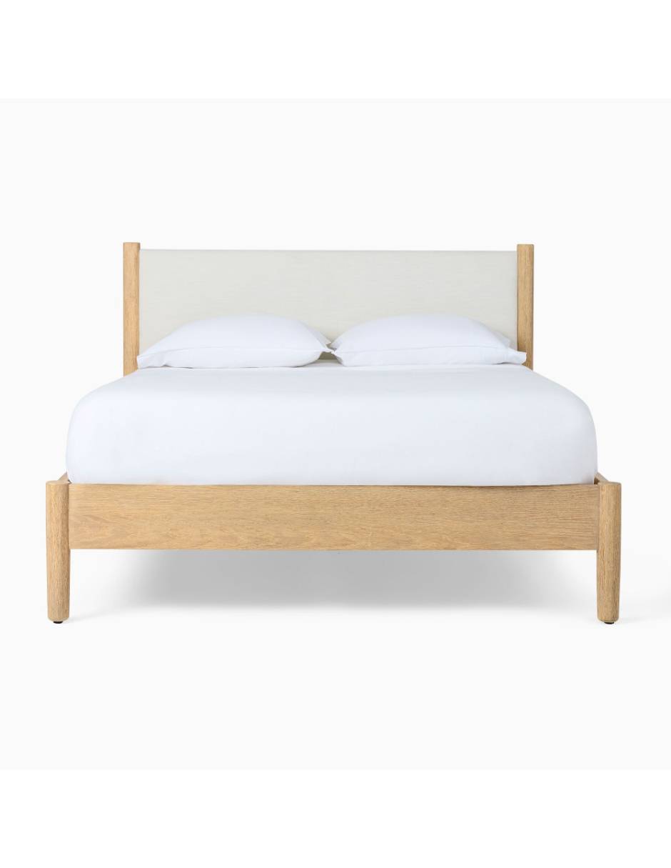 Cama Hargrove de madera king size 4
