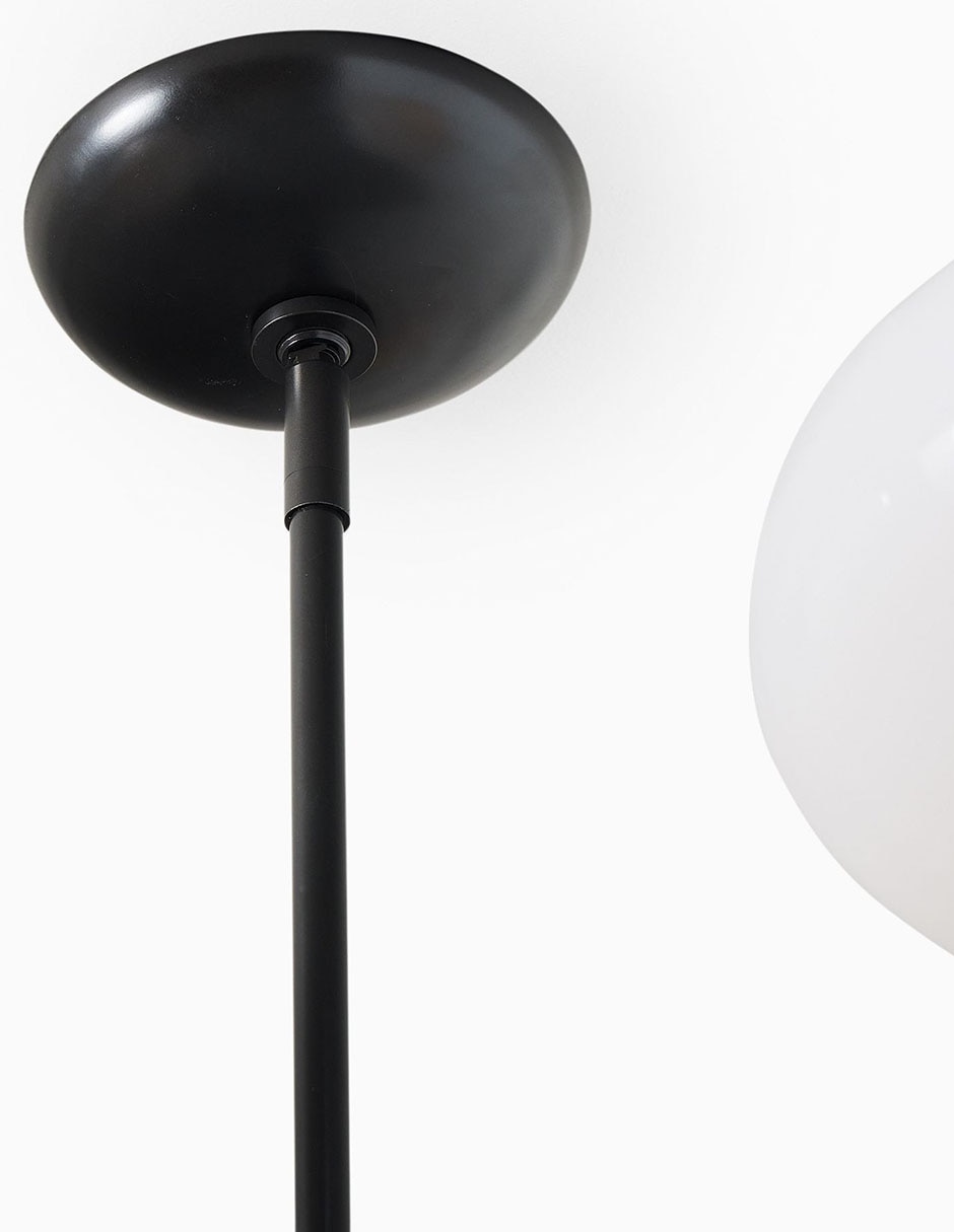 CANDELABRO TALIA 3 LUCES NEGRO