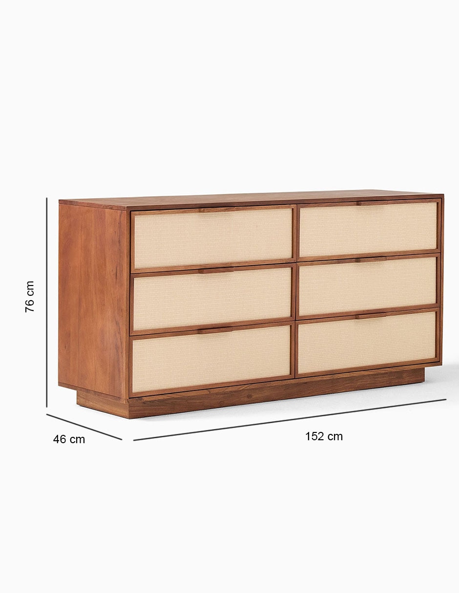 Cómoda Douglas de madera acacia 9
