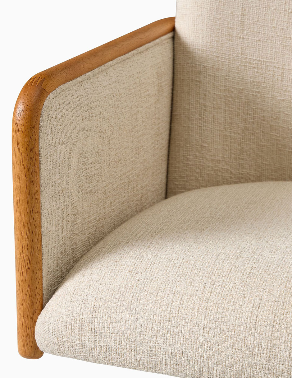 Silla de oficina Wood Swivel 6