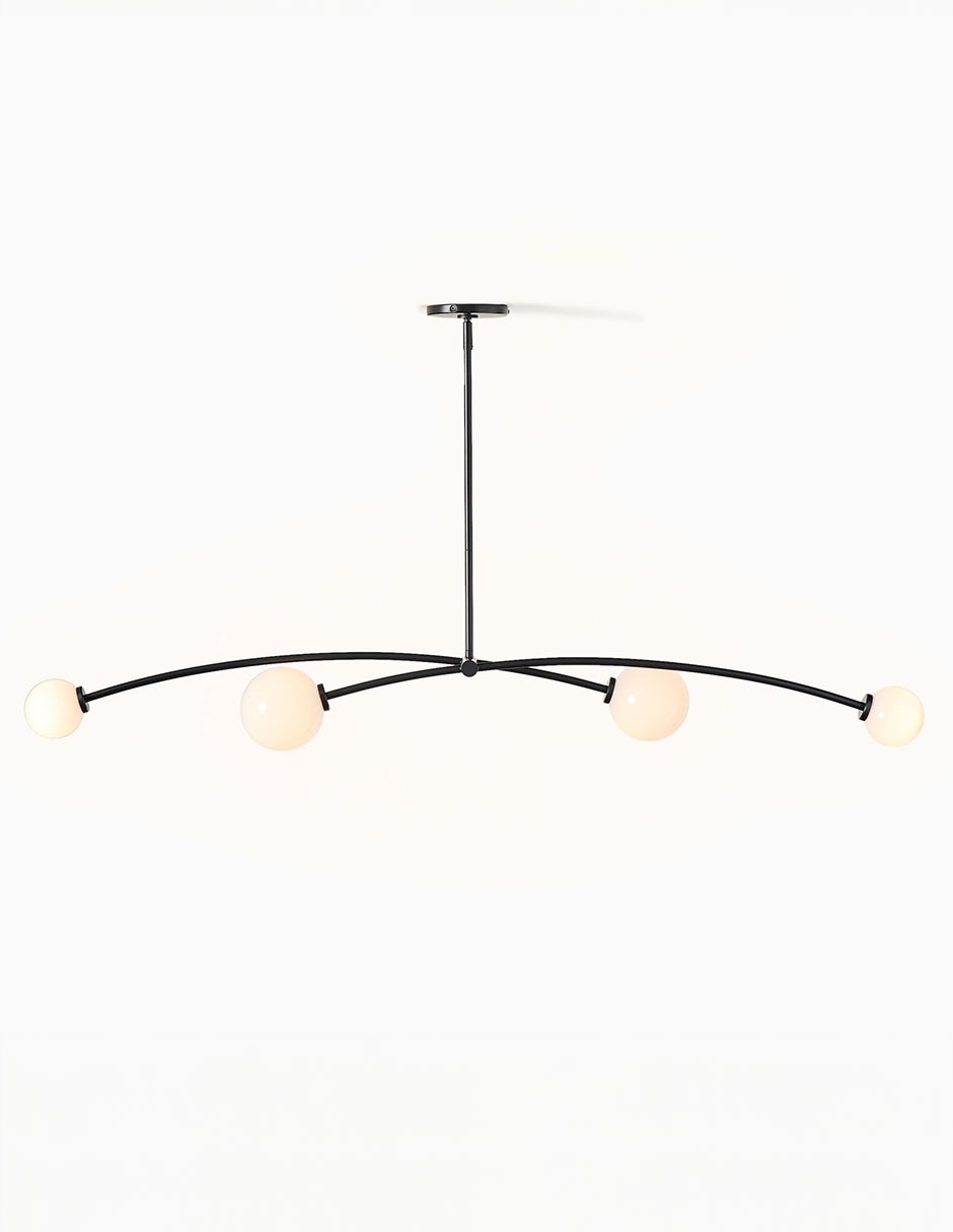 Candelabro de vidrio Holling