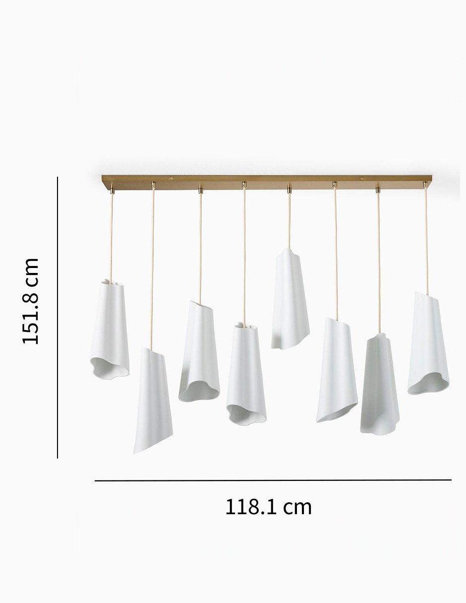 Candelabro de acero Sofia 7