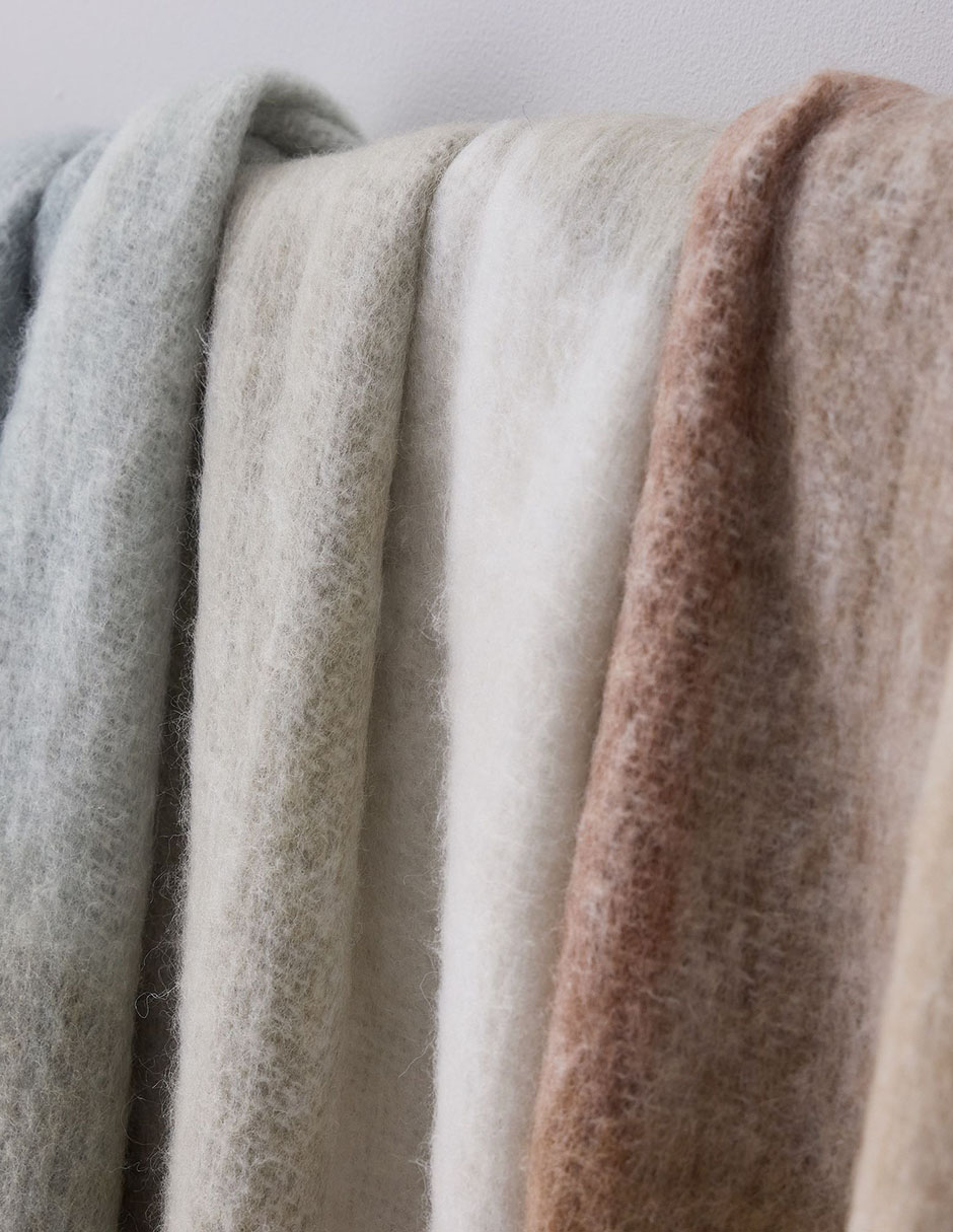 FRAZADA FAUX MOHAIR 50X60 CAFÉ