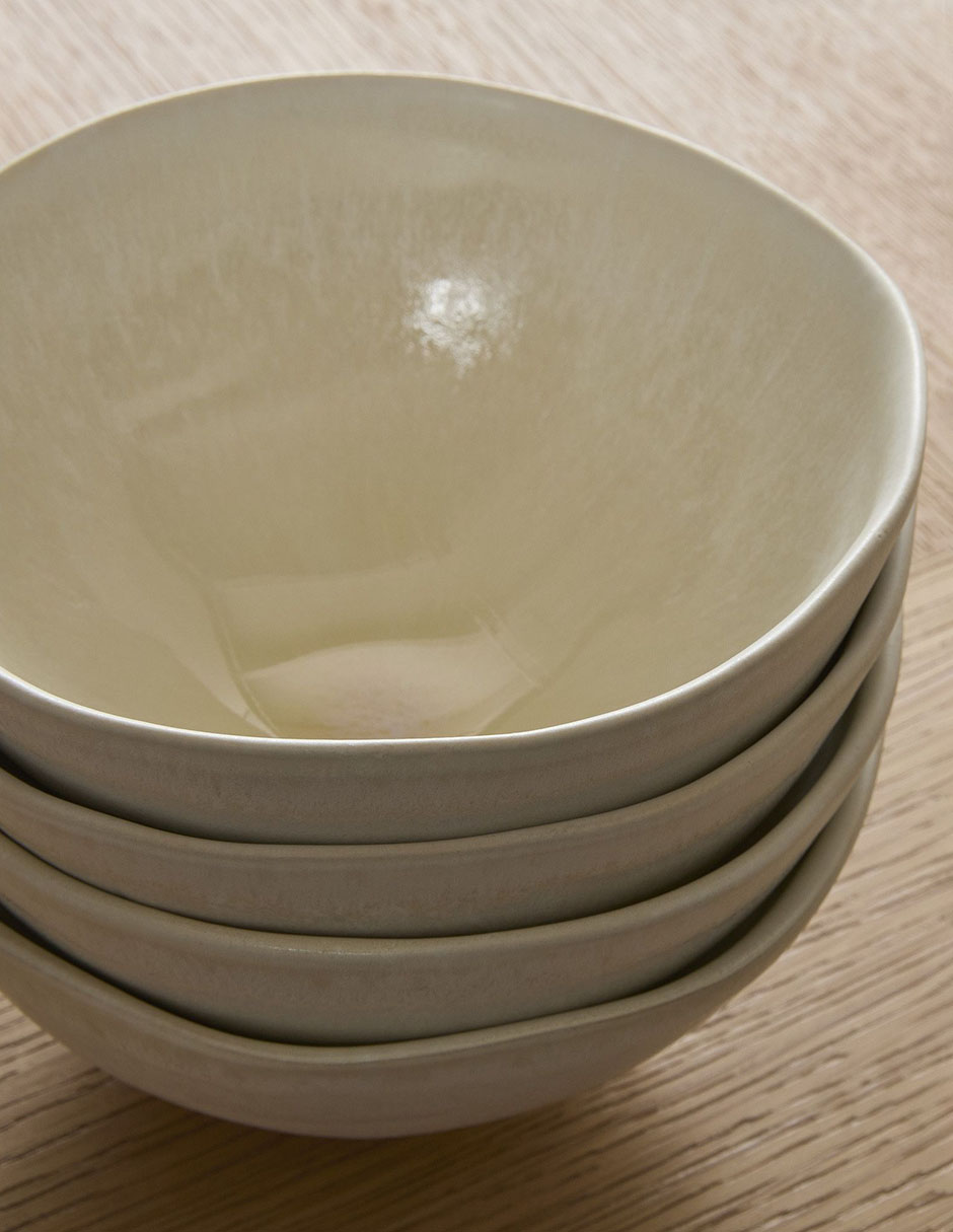 Set bowl Oyku 4 piezas de gres 2