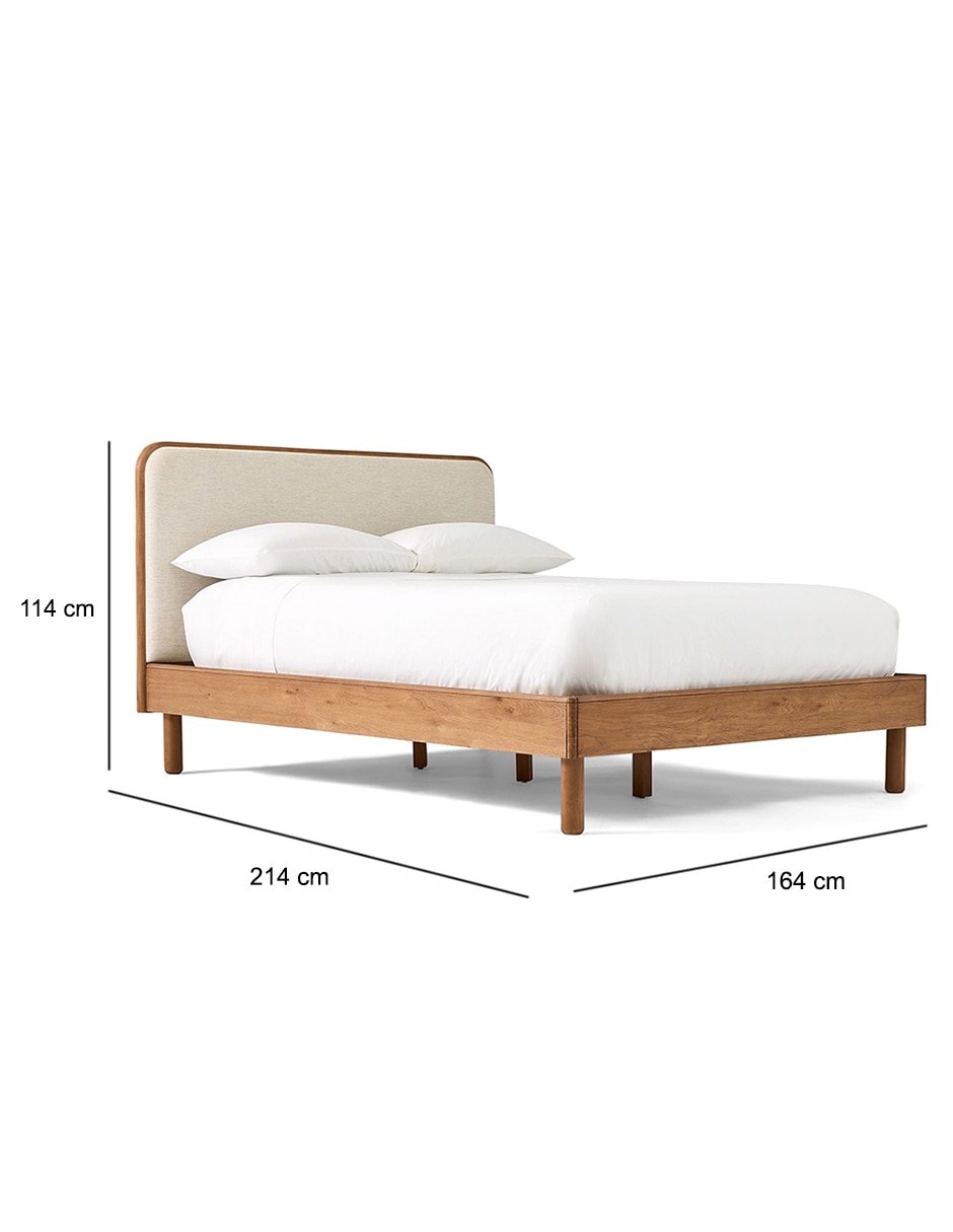 Cama Miles de madera king size 3